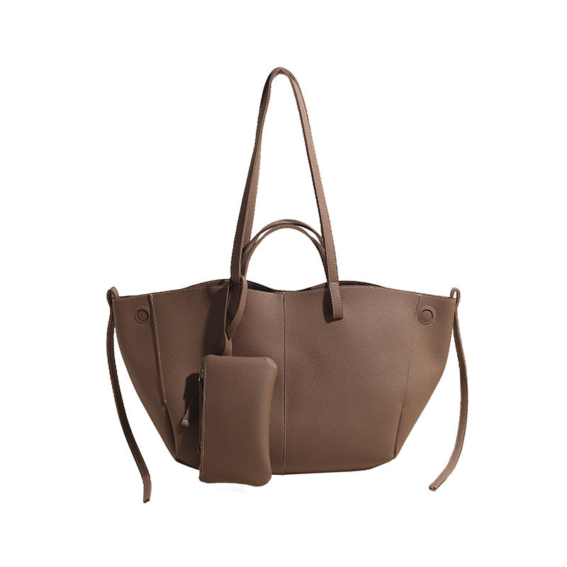 Soft Leather Wings Style High-grade Large Handbags