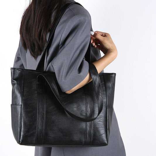 Direct Sale Big Simple Large Capacity Totes Thickened Shoulder Bags