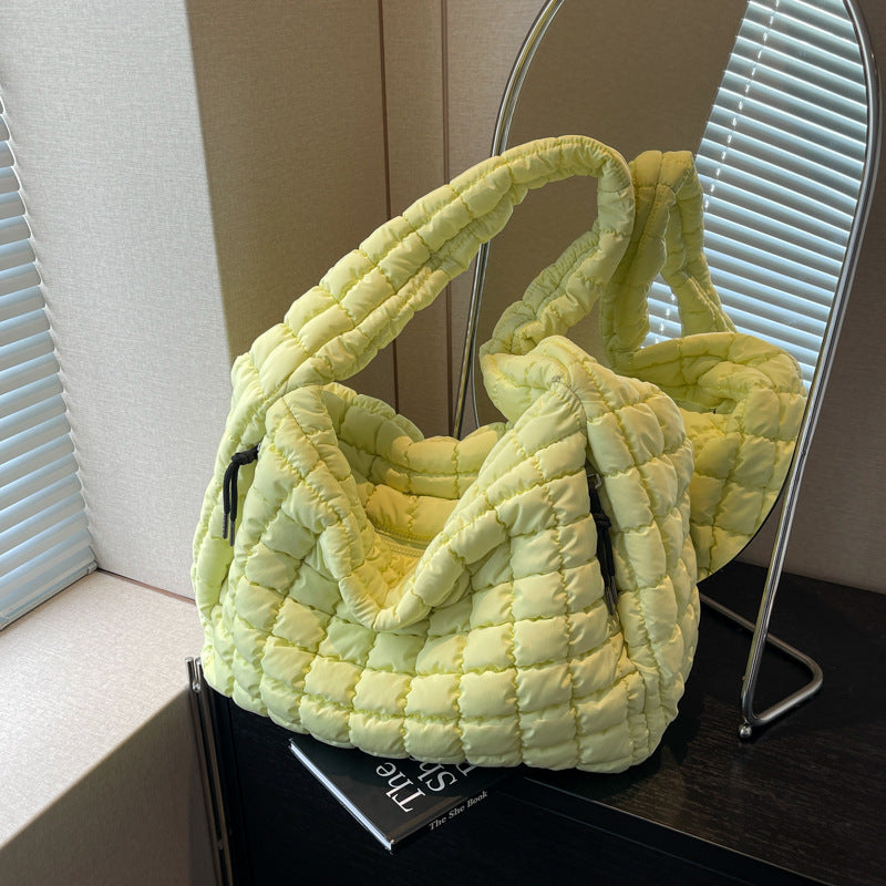 Women's Pleated Large Personalized Minority Capacity Dumpling Bags