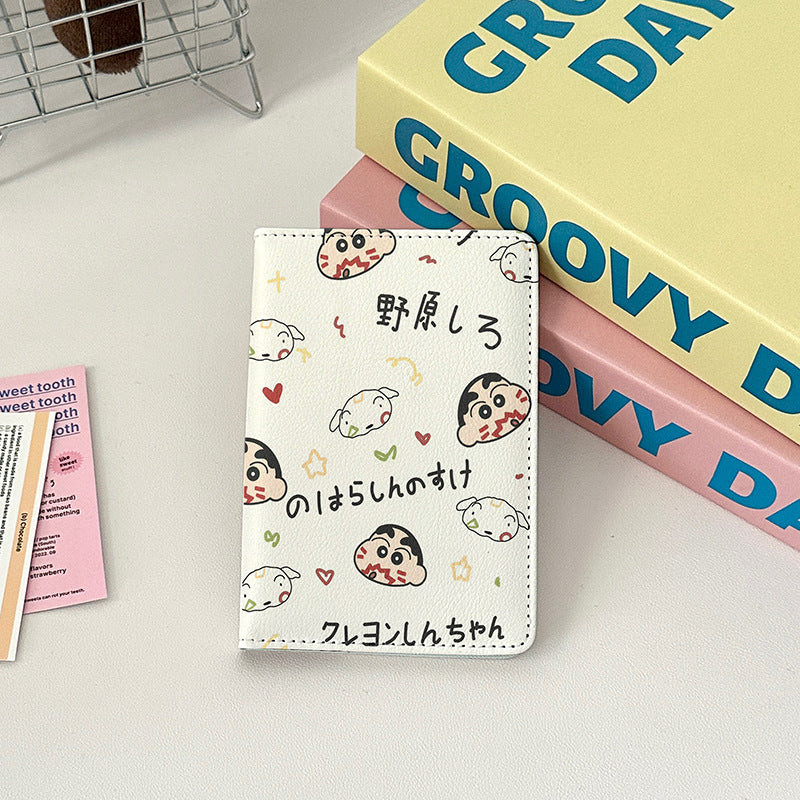 Leather Passport For Going Abroad Cover Card Holder