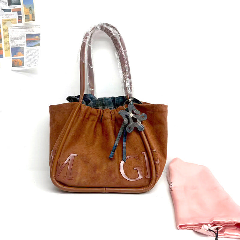 Women's Thailand Limited Deerskin Veet Embroidered Fashion Handbags