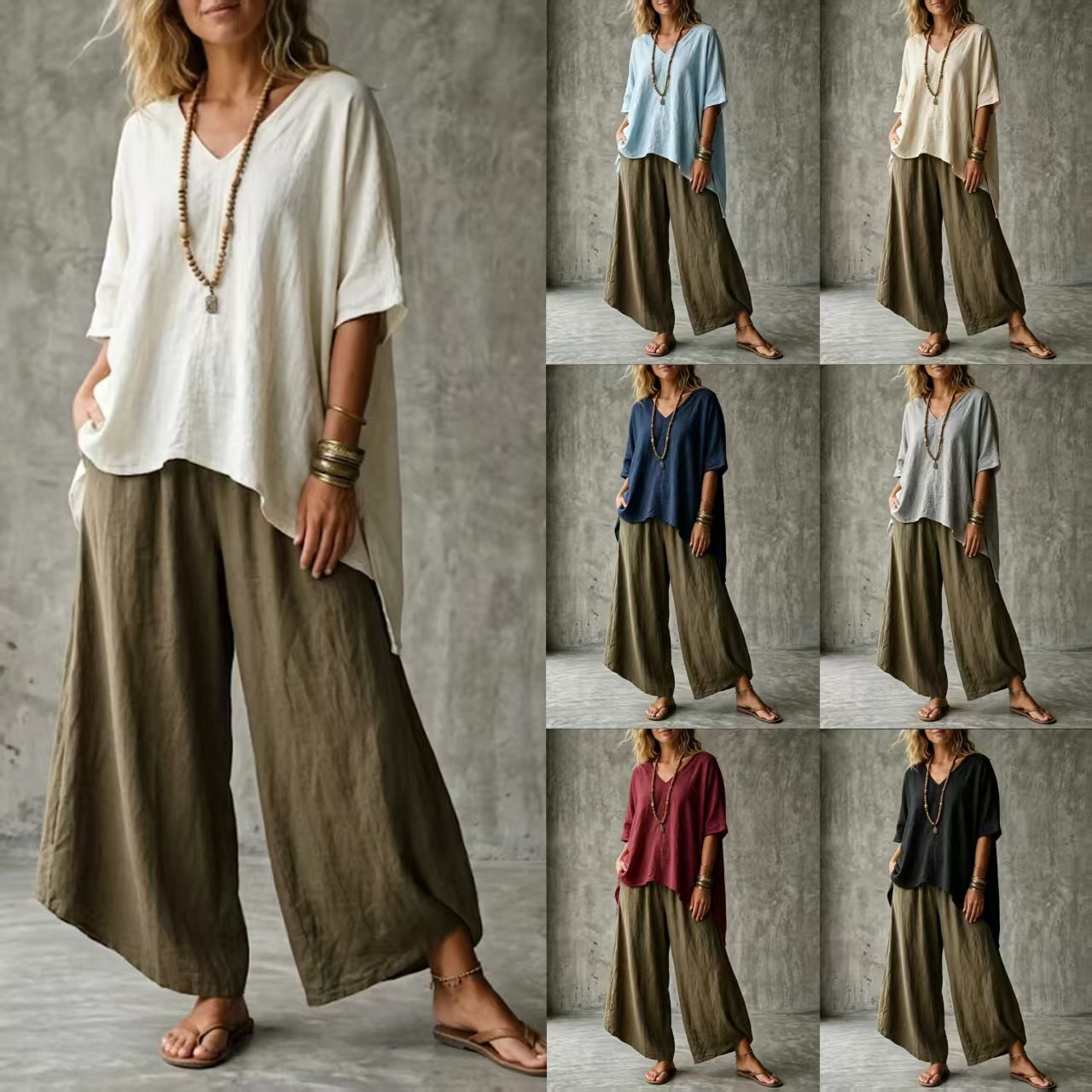 Women's Summer Artistic Casual Loose Holiday Women's T-shirt