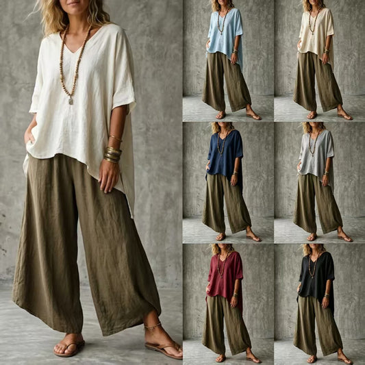 Women's Summer Artistic Casual Loose Holiday Women's T-shirt