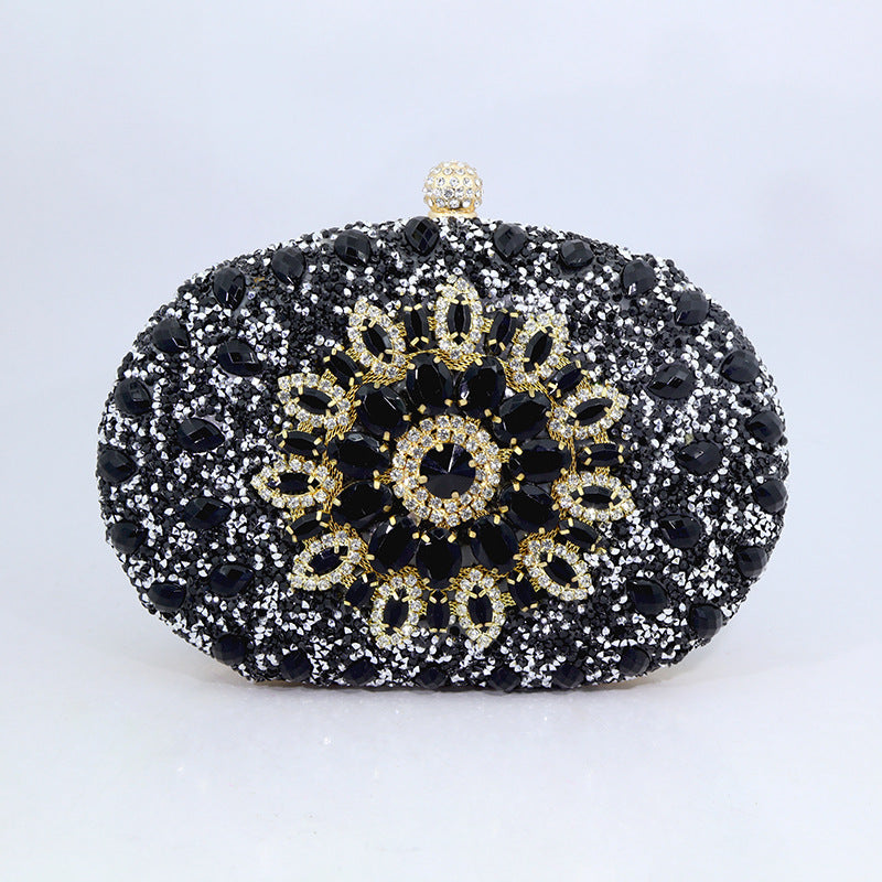 Women's Sunflower Diamond Cheongsam Formal Dress Evening Bags