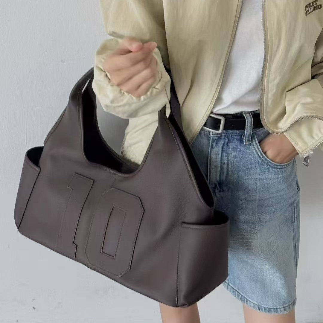 Women's Fashion Portable Large Capacity Layer Tops Shoulder Bags