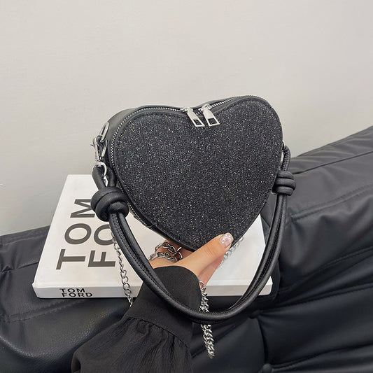Korean Style Light Diamond Fashionable Stylish Love Niche Bags