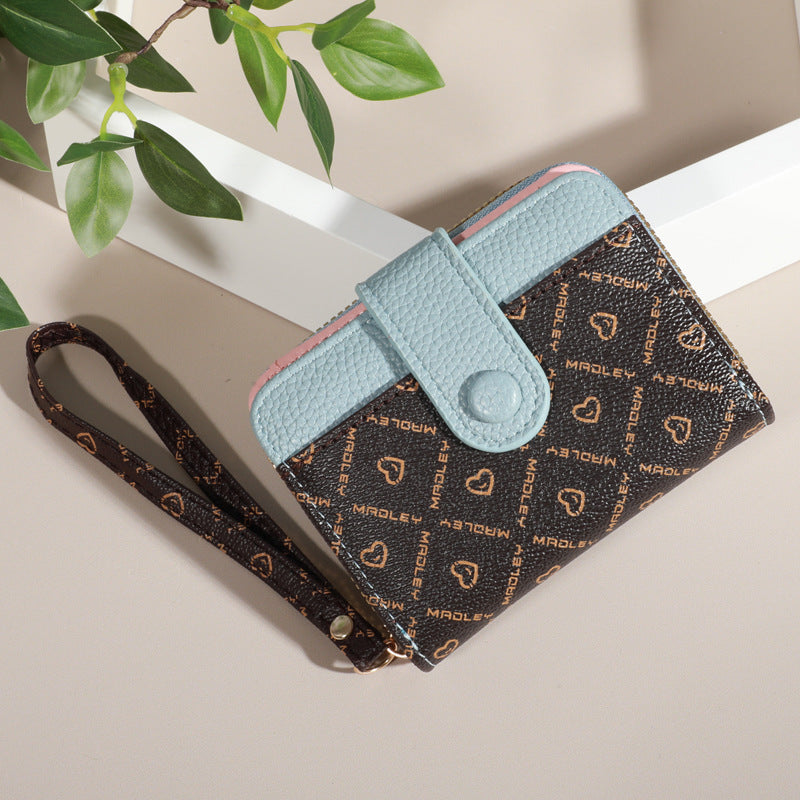 Women's Beautiful New Short Printed Clutch Ladies Wallets