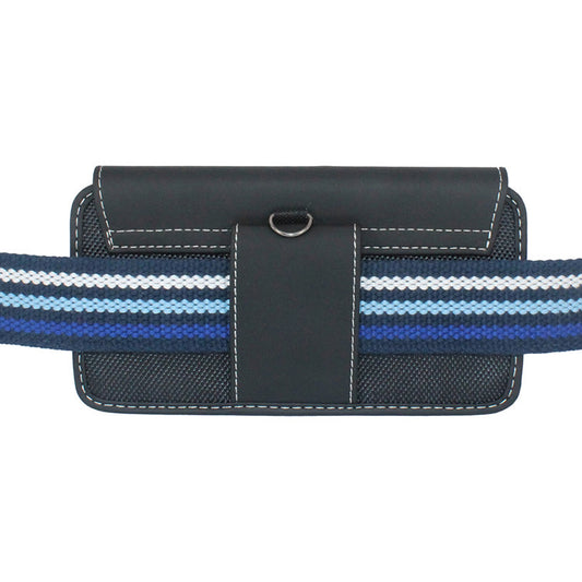 Men's Man's Horizontal Style Oxford Fabric Farewell Phone Bags