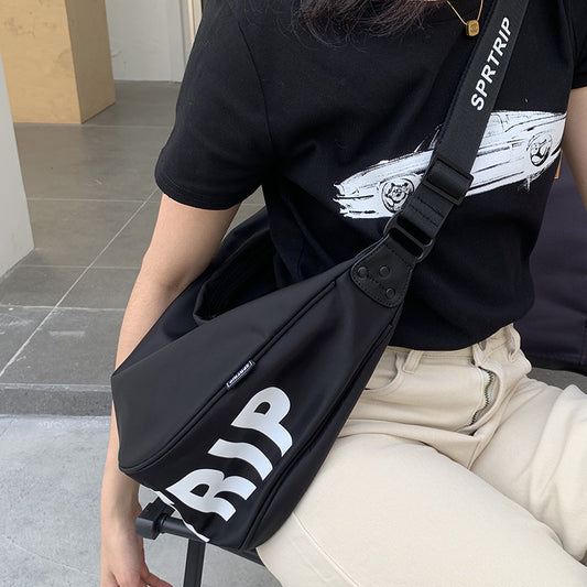 Women's Fashionable Style Simple Letter Large Capacity Crossbody Bags