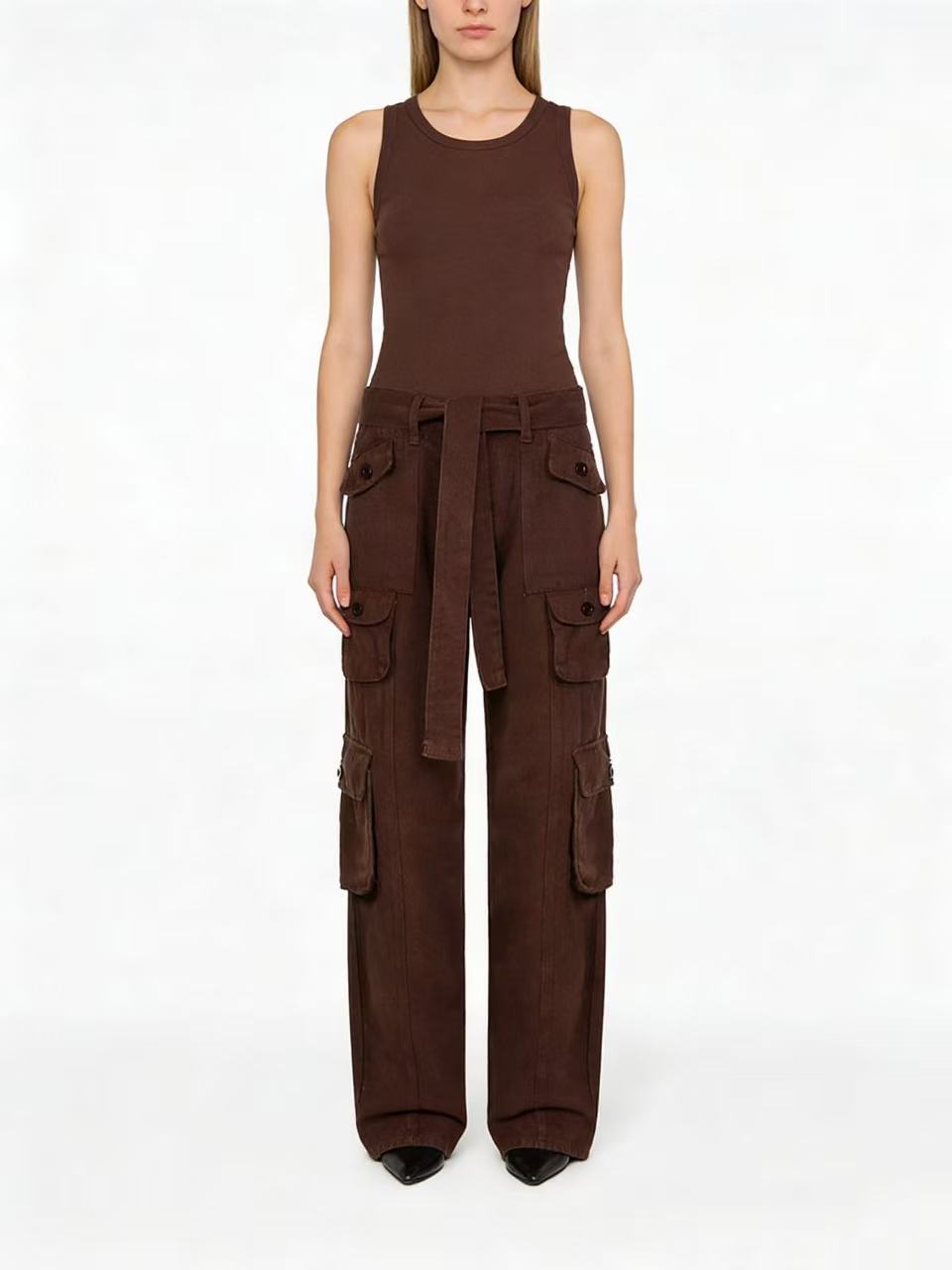 Women's Loose Oversized Wide Leg American Straight Pants