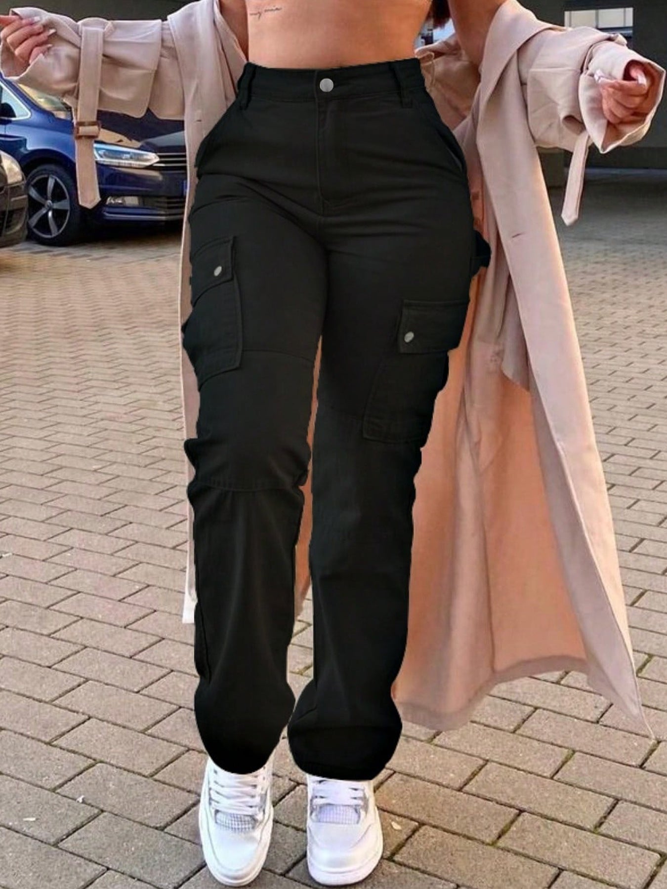 Women's Casual Working American Retro Straight Long Pants