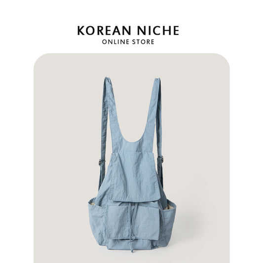 Women's Nylon Fabric Pleated Large Capacity Idle Bags