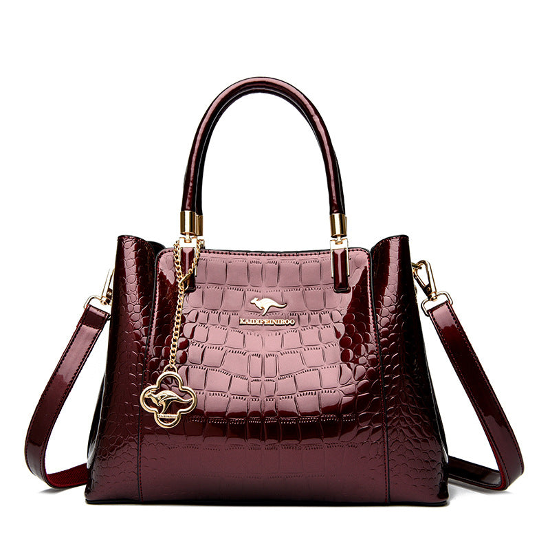 Attractive Cool Women's Patent Leather Glossy Handbags