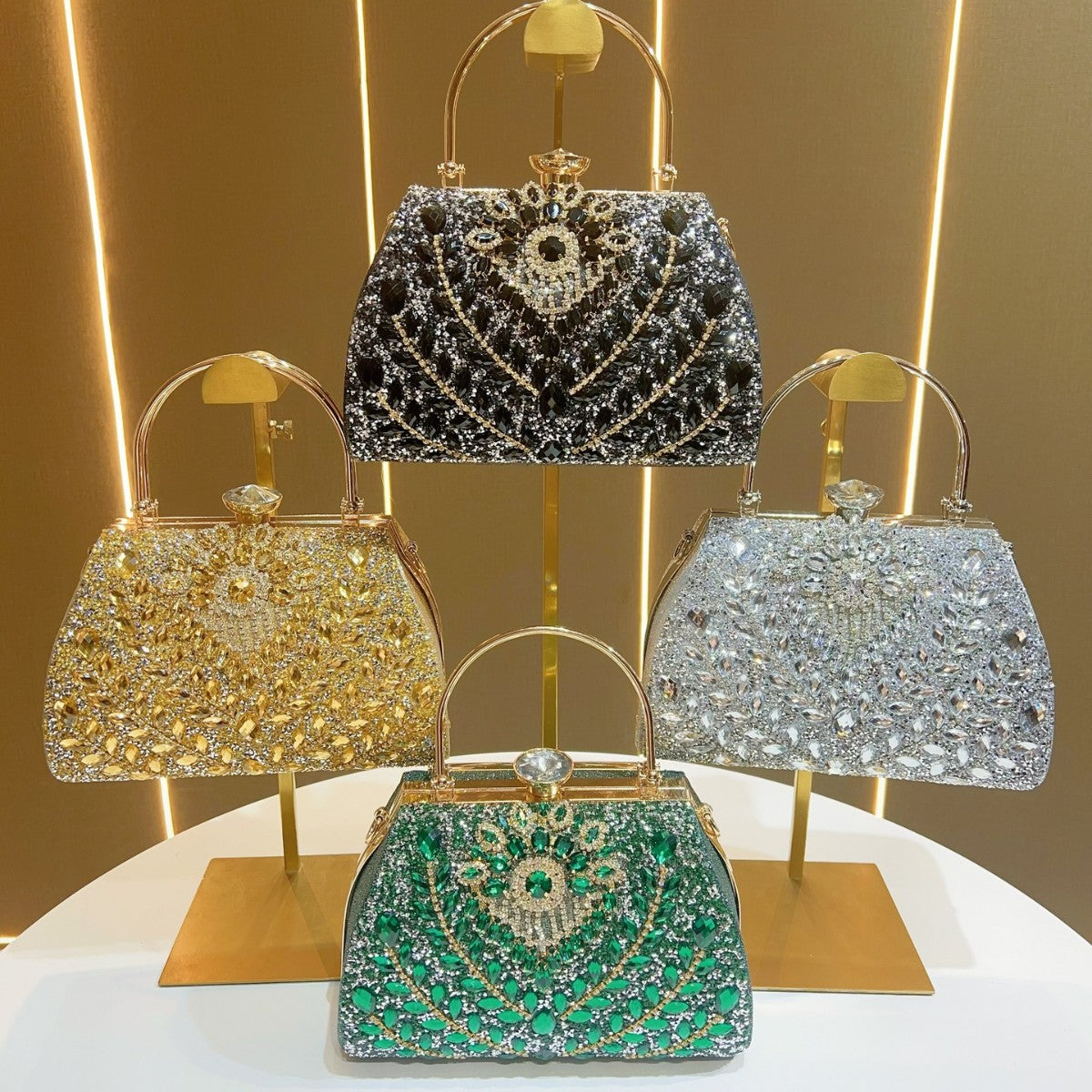 Women's Clutch Cheongsam Large Capacity High-grade Light Evening Bags