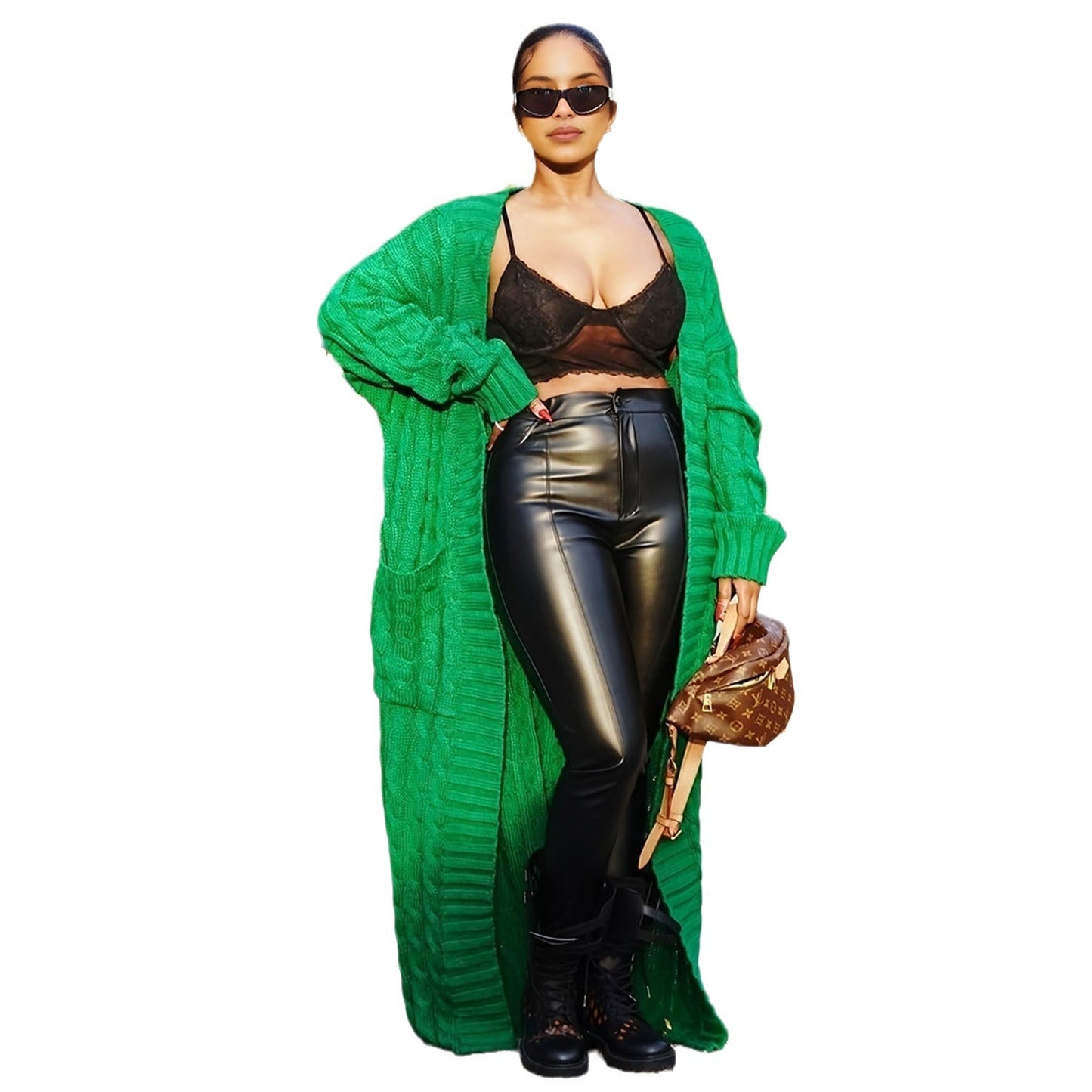 Women's Lazy Fashion Solid Color Long Twist Dresses