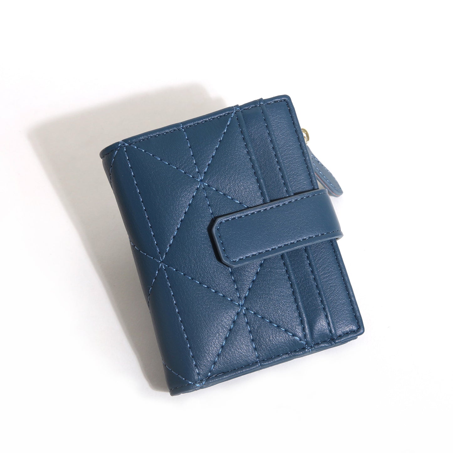 Women's Korean Style Embroidery Yarn Classic Zipper Ladies Wallets