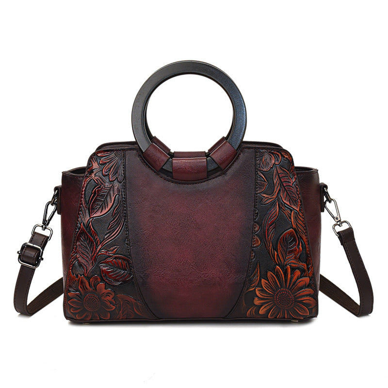 Classy Stylish Attractive Women's Texture Printed Handbags