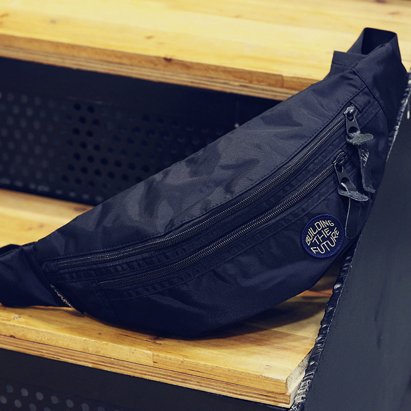 Men's Korean Style Trendy Water-repellent Cloth Cycling Men's Waist Packs