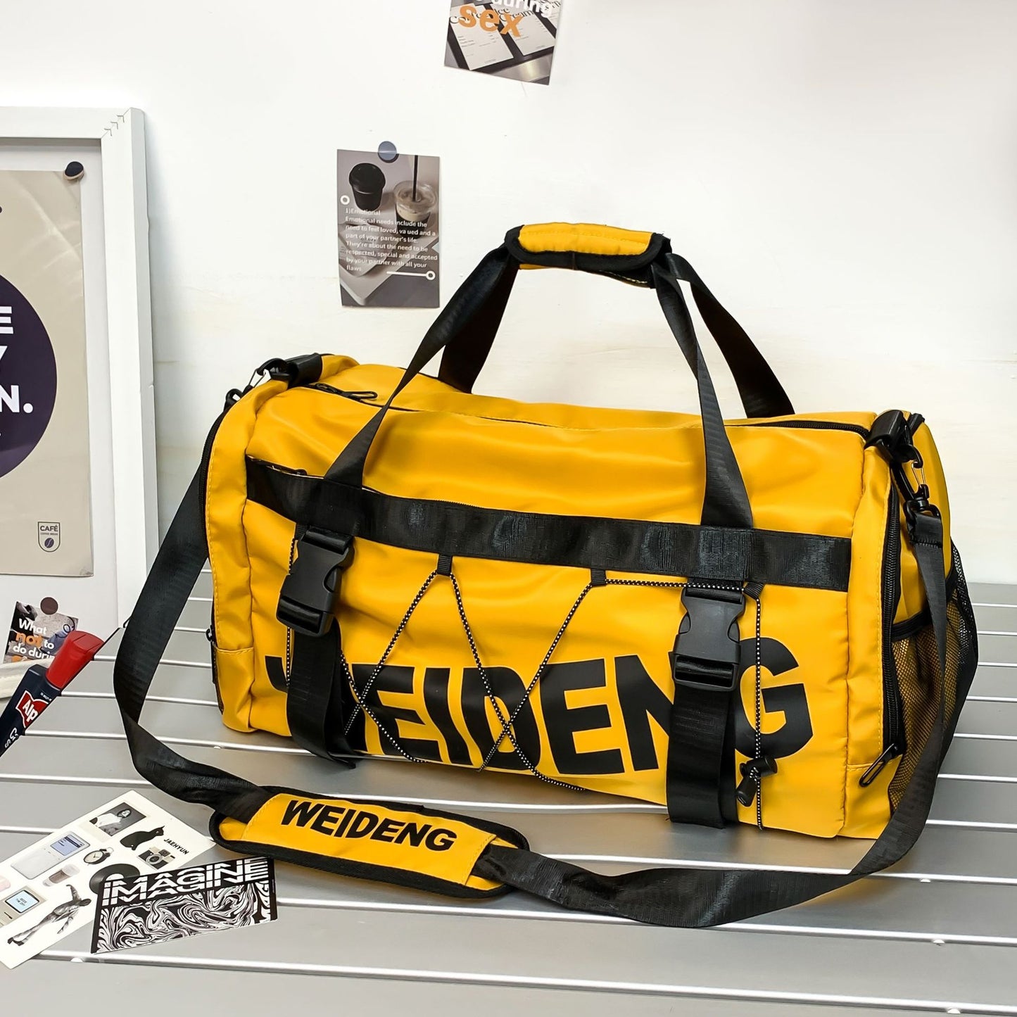 Women's & Men's & Capacity Dry Wet Separation Excursion Lightweight Fashion Trendy Travel Bags