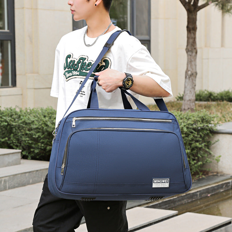 Men's Simple Office Portable Large Capacity One Travel Bags