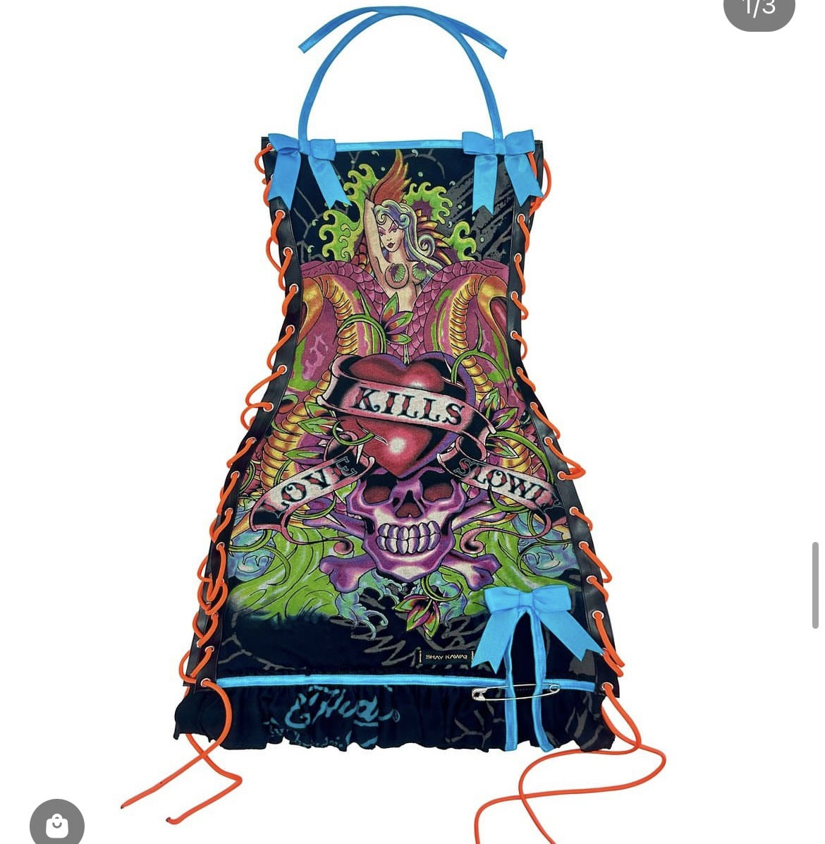 Fashion Retro Positioning Printing Oil Painting Dresses