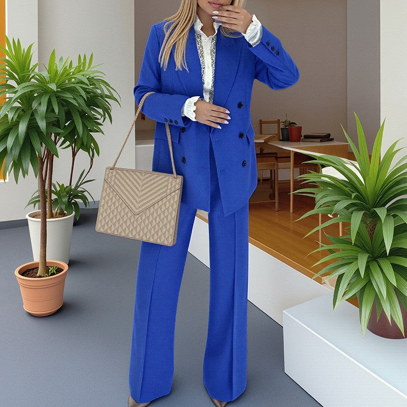 Women's Elegant Small Trousers Two-piece Set Fashion Casual Suit