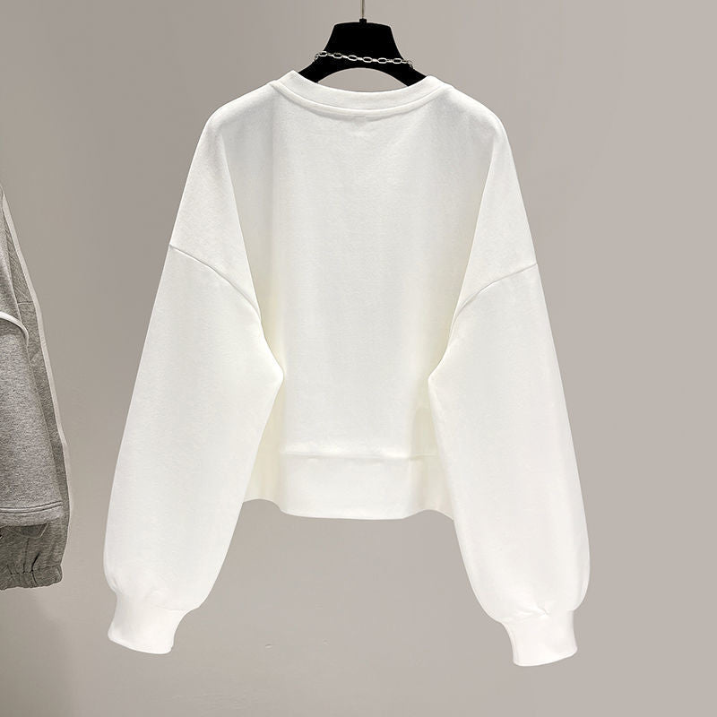 Women's Long-sleeved Korean Style Trendy Loose Zip Pocket Women's Sweater, Sweater