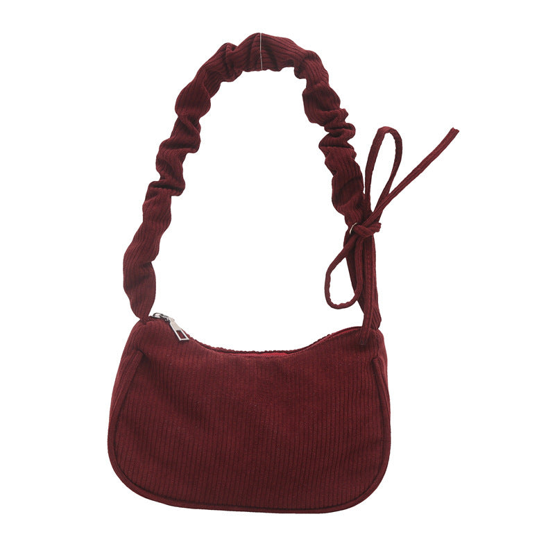 Women's Large Capacity Cloud Pleated Leopard Print Shoulder Bags