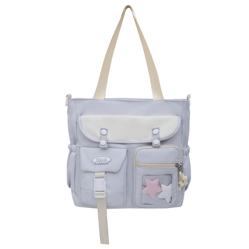 Female Korean Class Vintage Style Mori Men's Messenger Bags