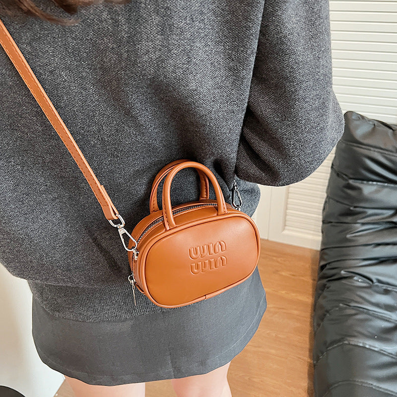 Portable Bowling Female Boston Large Capacity Handbags