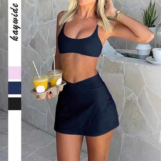 Attractive Women's Sports Yoga Straps Two-piece Fashion Casual Suit