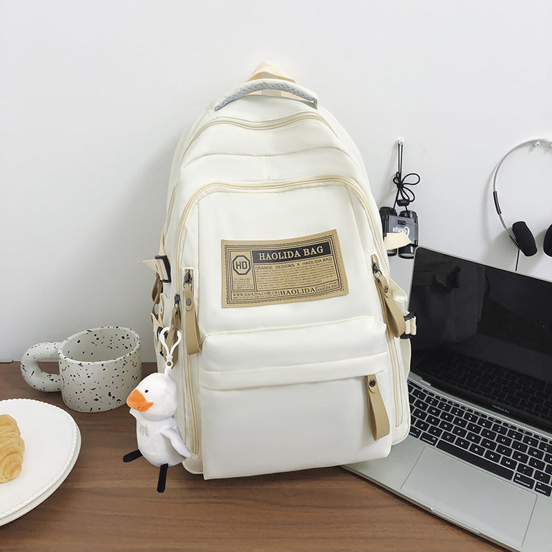 Female Simple Computer Male High Junior Middle School Students' Schoolbags