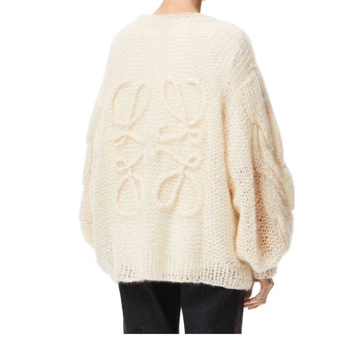 Women's Hand-woven Crocheted Mohair Loose Lazy Style Sweaters