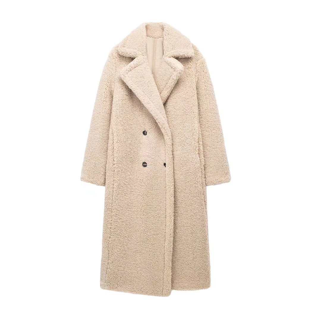 Women's Casual Attractive Homemade Fleece Overcoat Clothing
