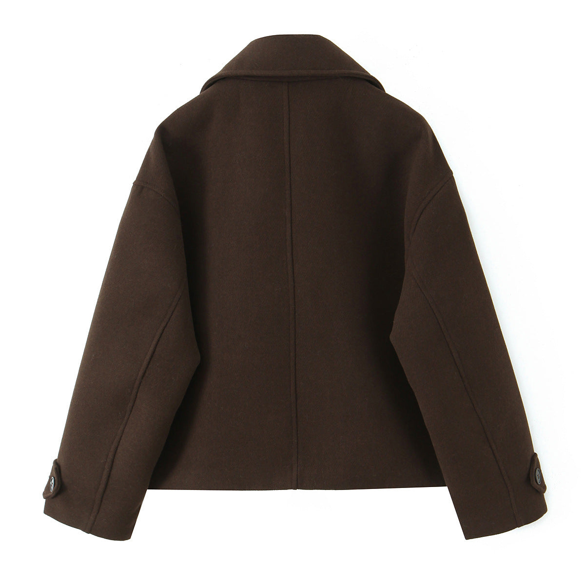 Women's Fashion Casual Double Breasted Overcoat Shorts