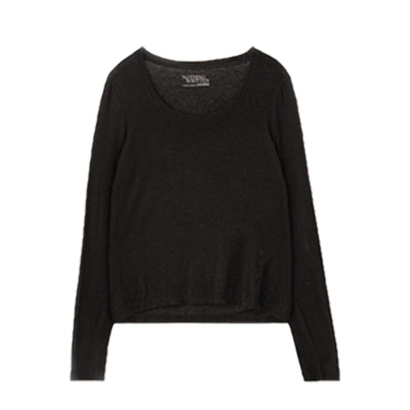 Women's Korean Style Simple Inner Wear Long Blouses