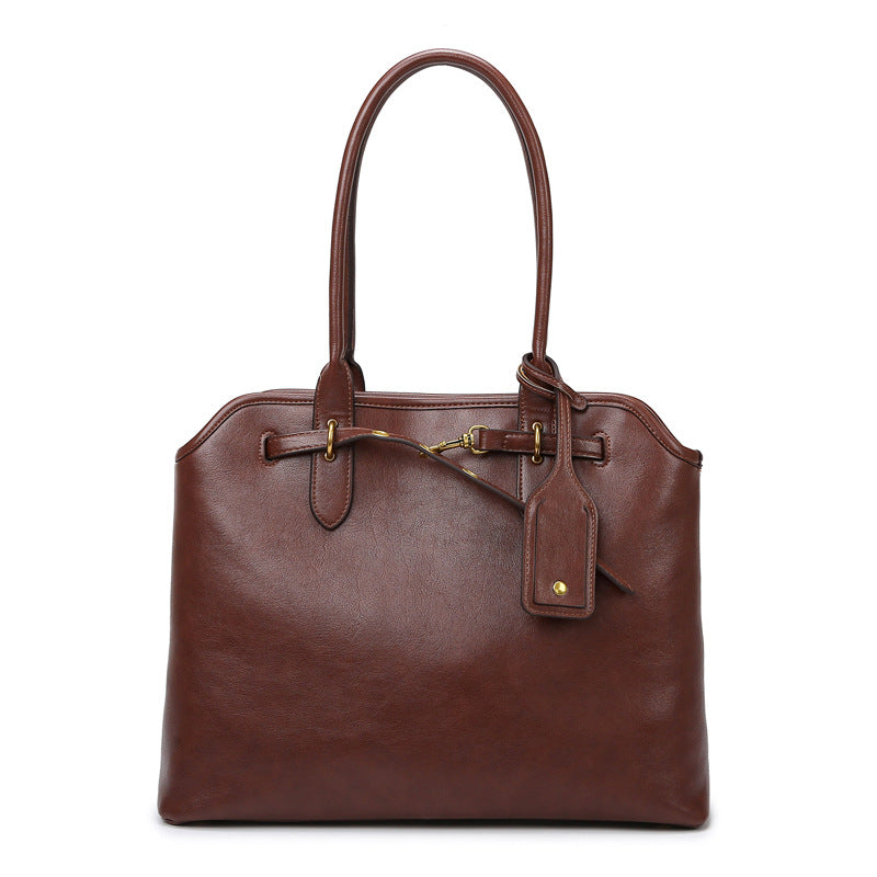 Women's Fashion Retro High-grade Simple Commuter Shoulder Bags