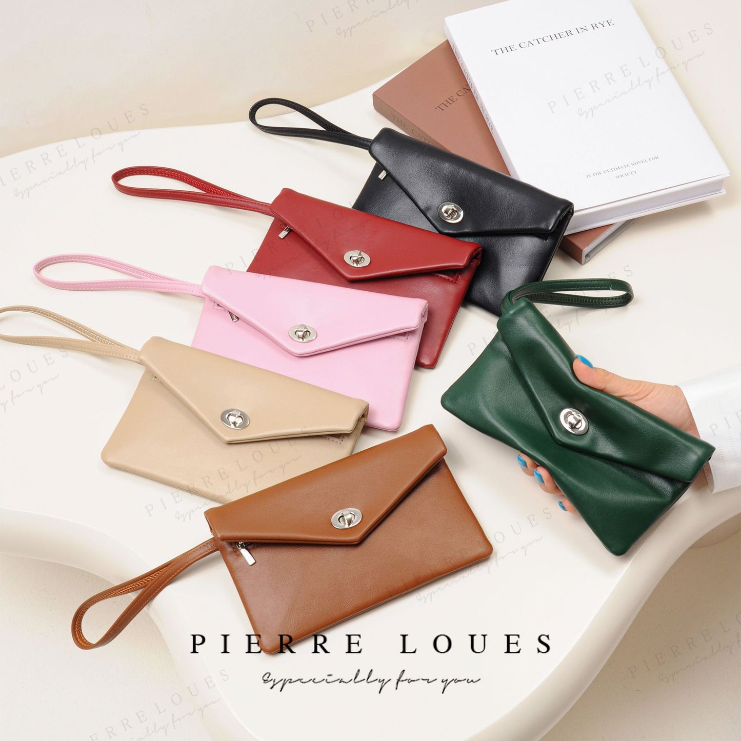 Women's Clutch Large Capacity Long Wrist Strap Ladies Wallets