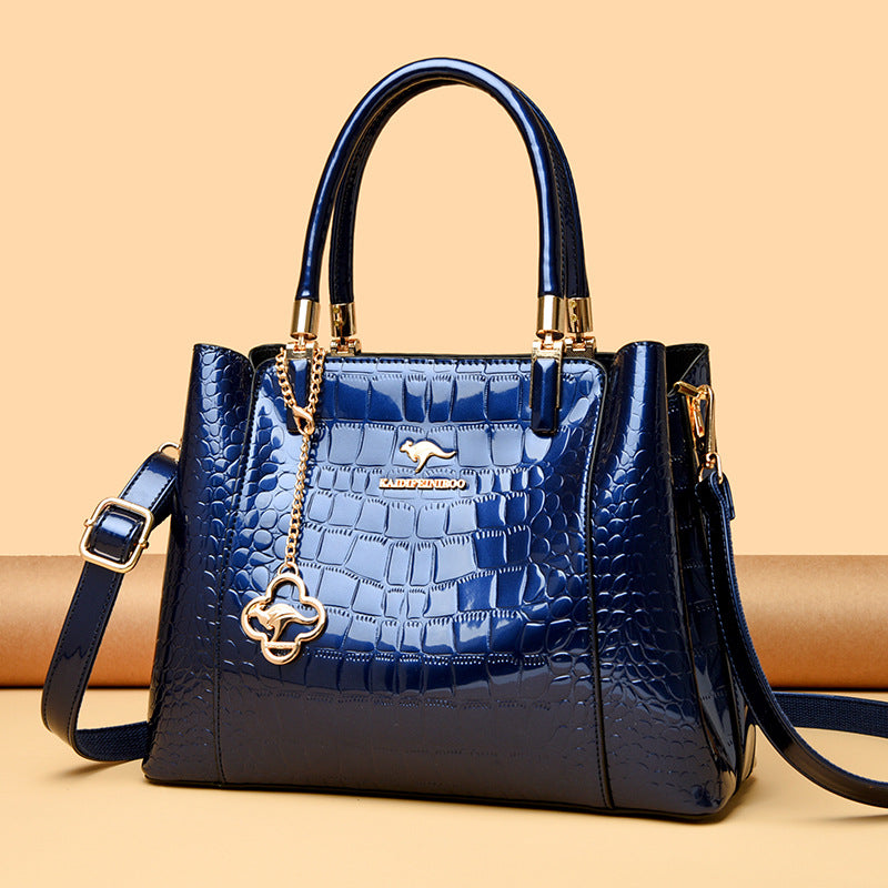 Attractive Cool Women's Patent Leather Glossy Handbags