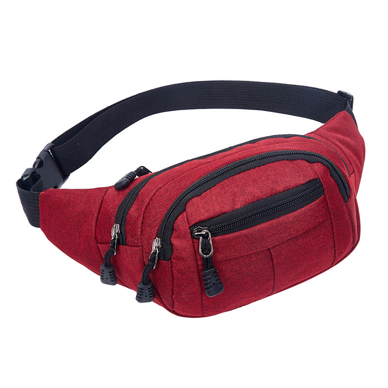 Women's & Men's & Fashion Waterproof Leisure Large Capacity Men's Waist Packs