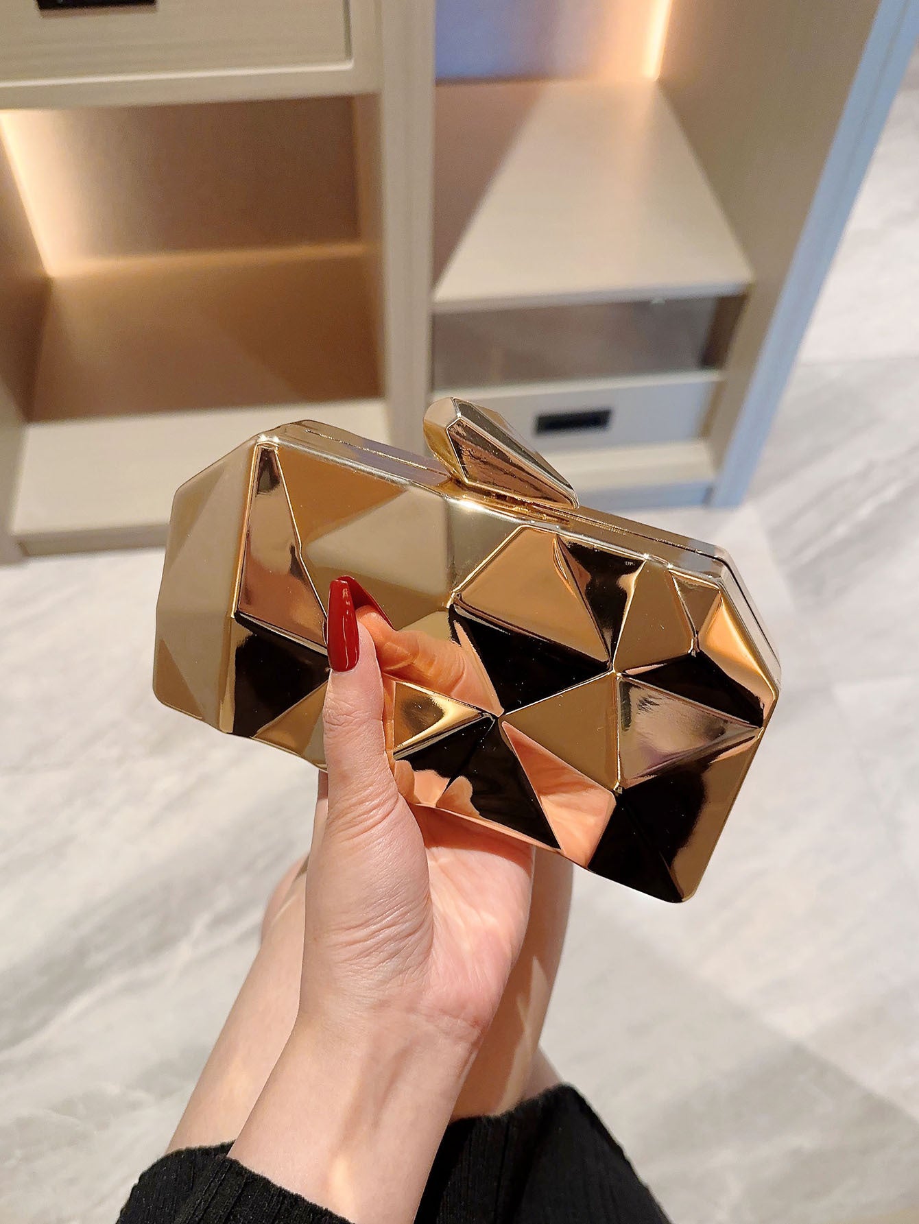 Dinner Metal Clutch Chain Dress Garment Evening Bags