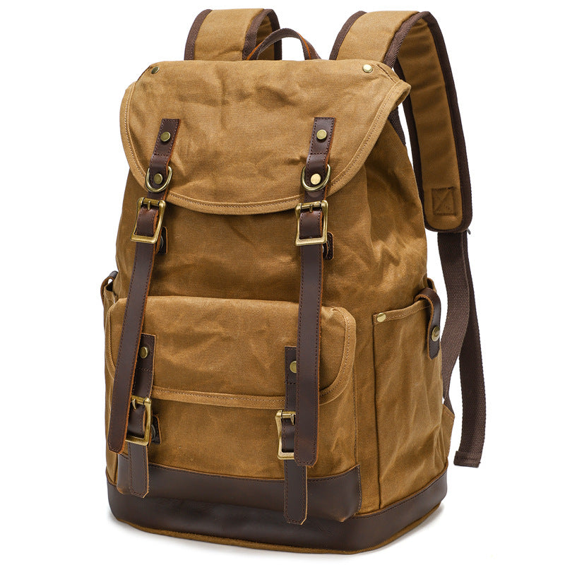 Men's Trendy Retro Computer Large Capacity Waterproof Backpacks