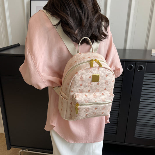 Women's Super Popular Texture Trendy Large Capacity Korean Style Little Backpacks