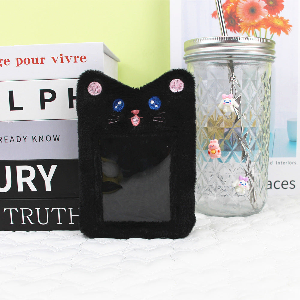 Plush Cute Goo Korean Pendant Polaroid Card Holder