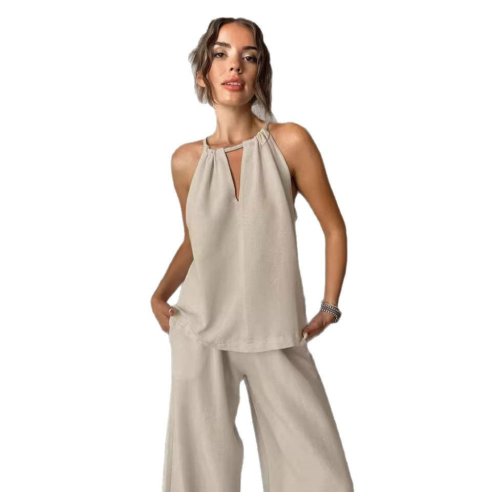 Summer Pure Color Design Sense High Suits