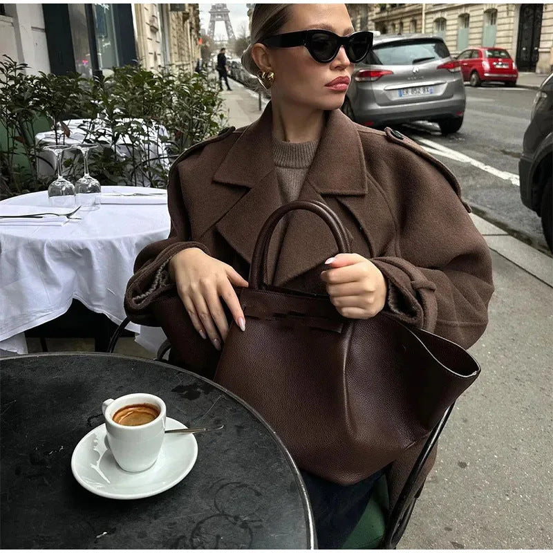 Women's Classy Durable Attractive Fashion Woolen Coats