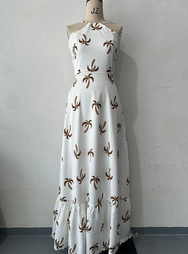 Autumn Dress Halter Designer Model Backless Dresses