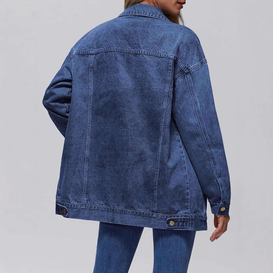 Women's Creative Denim Casual Loose Autumn Jackets