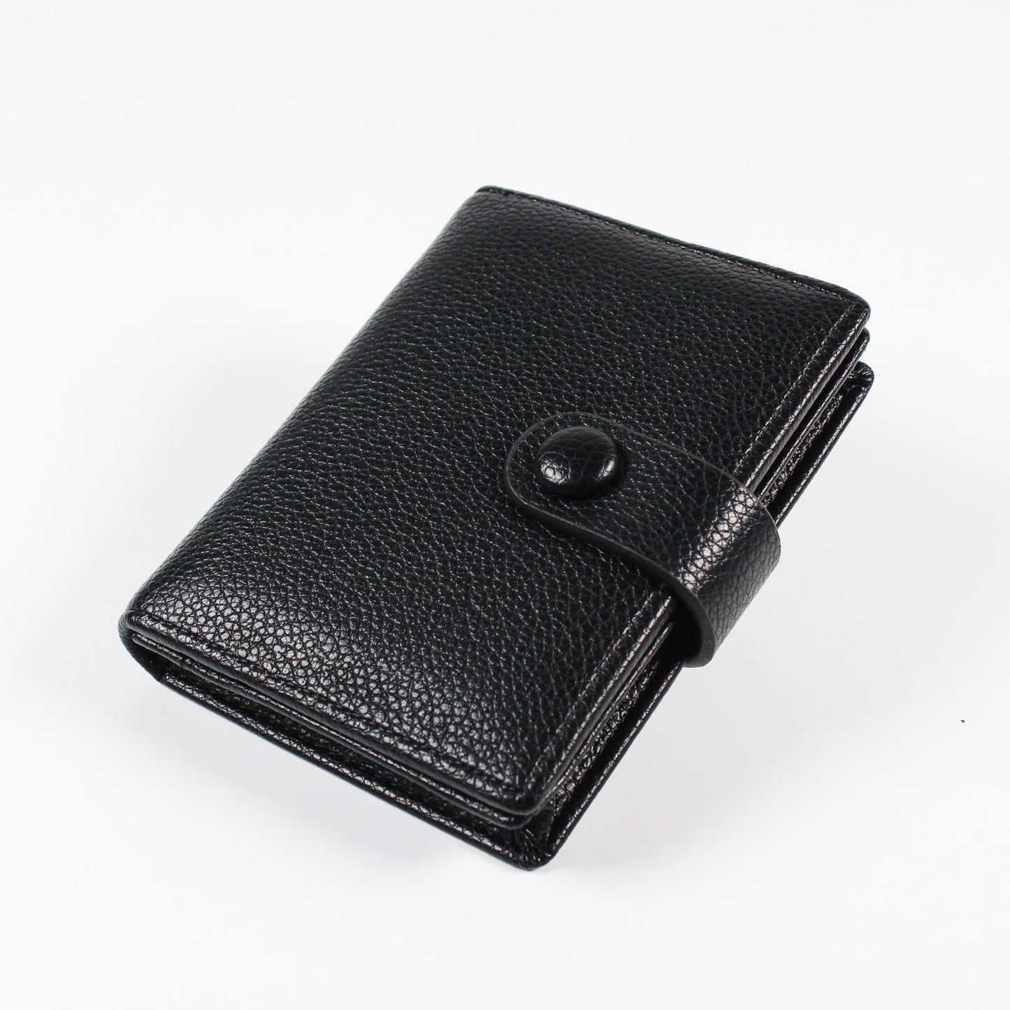 Men's Leather Mini Clamp Female Sleeve Multiple Card Holder