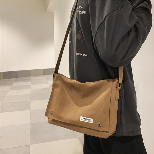 Women's & Men's & Computer Commuter Canvas Book Difference Men's Messenger Bags